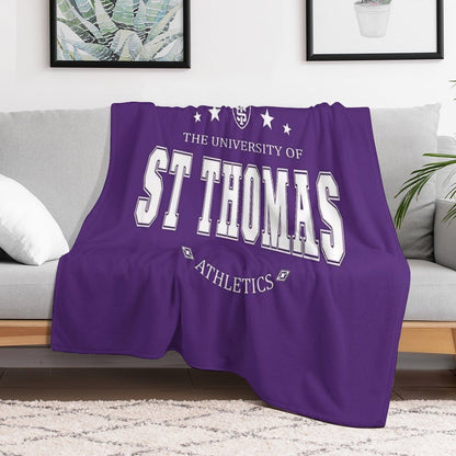University Of St Thomas Throw Blanket