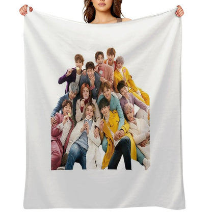 Seventeen Kpop Throw Blanket