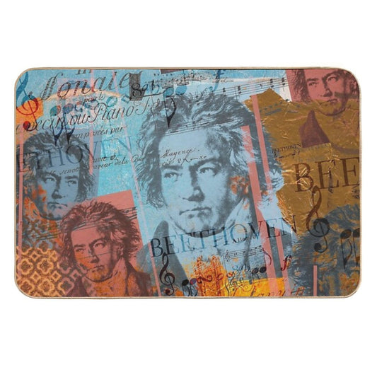 Ludwig Van Beethoven Portrait  Odorless Bath Mat