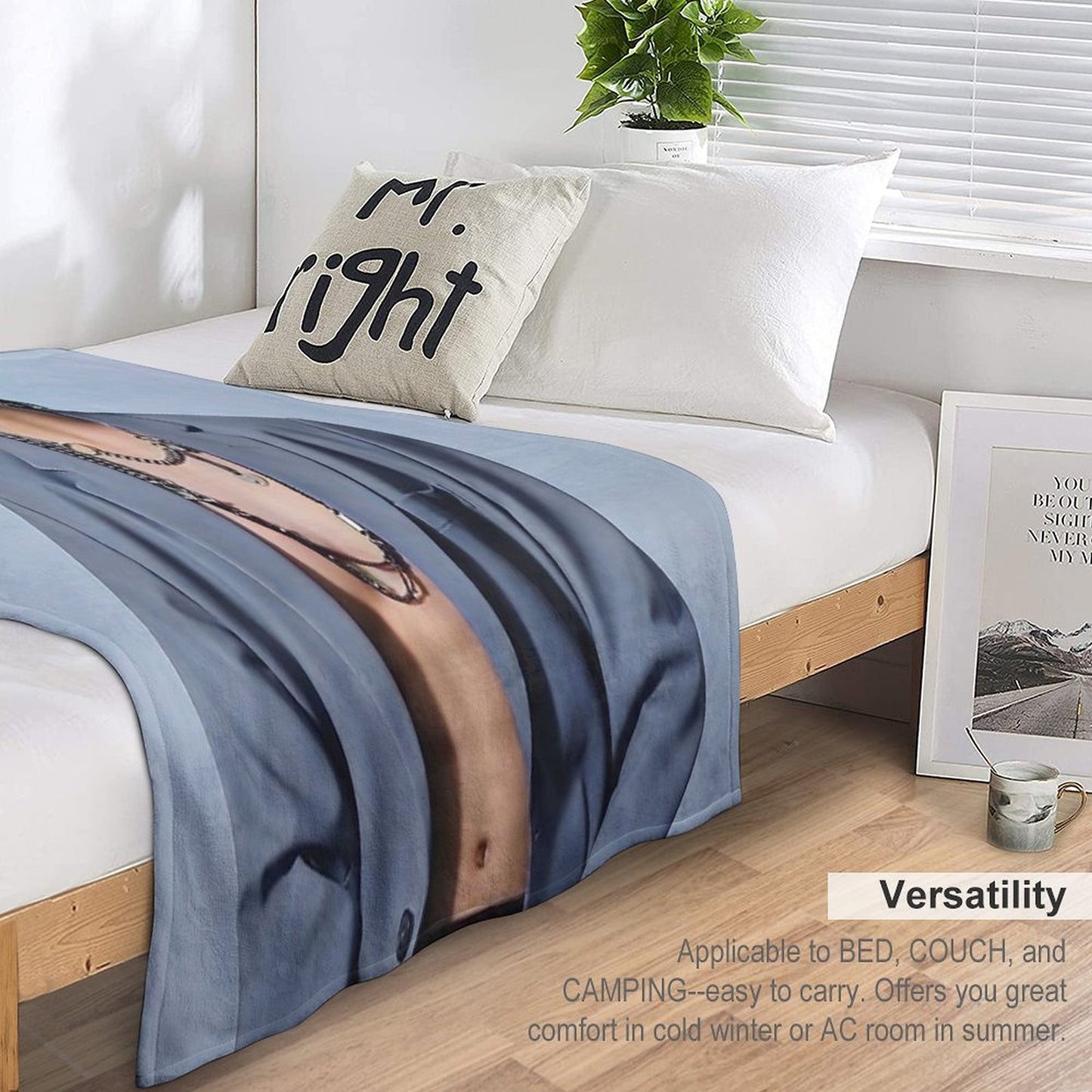 Jungkook Colored Throw Blanket