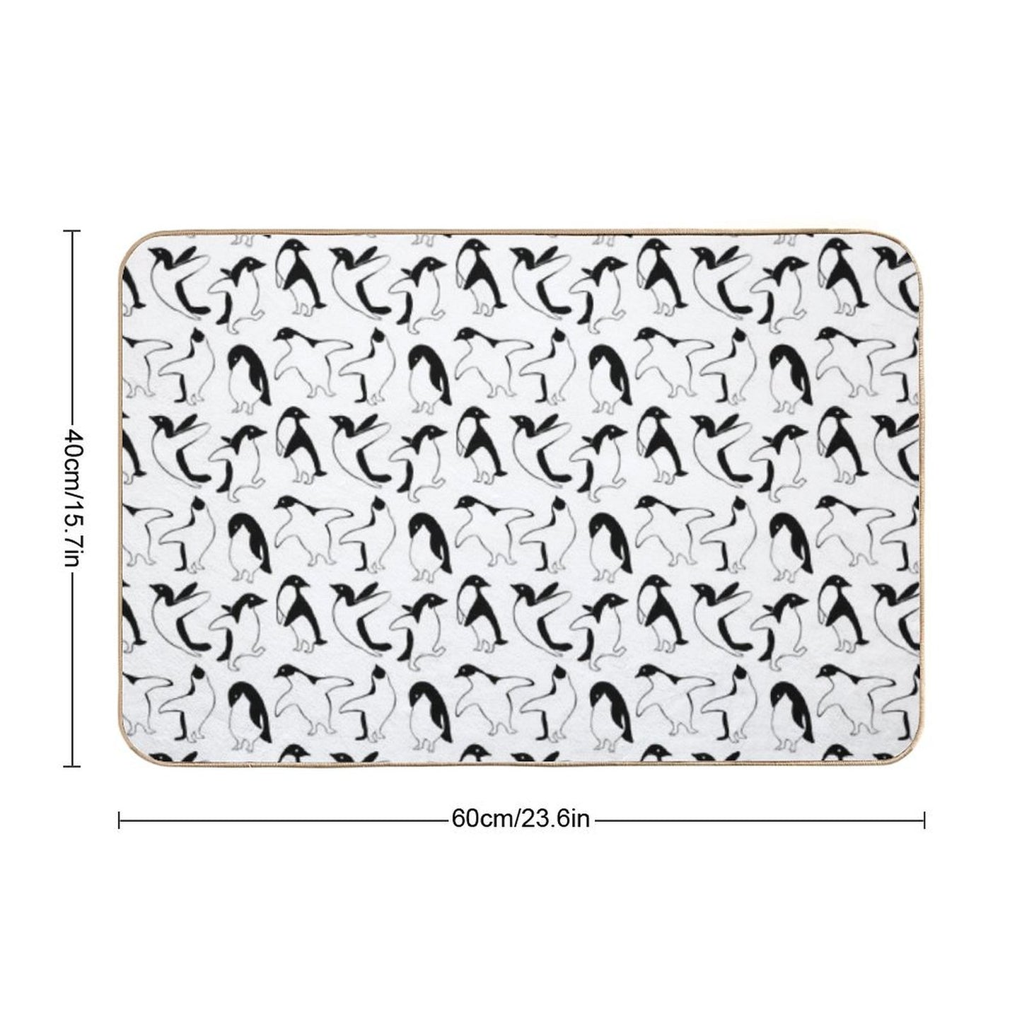 Penguins Penguins Bath Mat