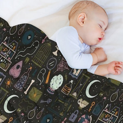 Haunted Attic Throw Blanket