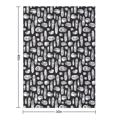 Boho Hands Throw Blanket