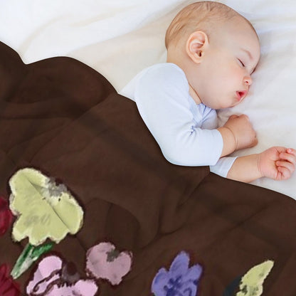 Taylor's Floral Piano Throw Blanket