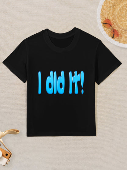I Did It - Graduation for Graduates And Proud Parents Kids T-Shirt