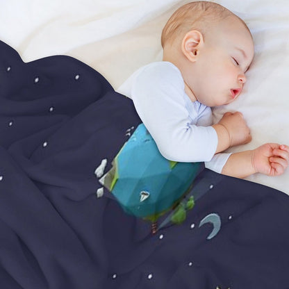 Little Planet Throw Blanket
