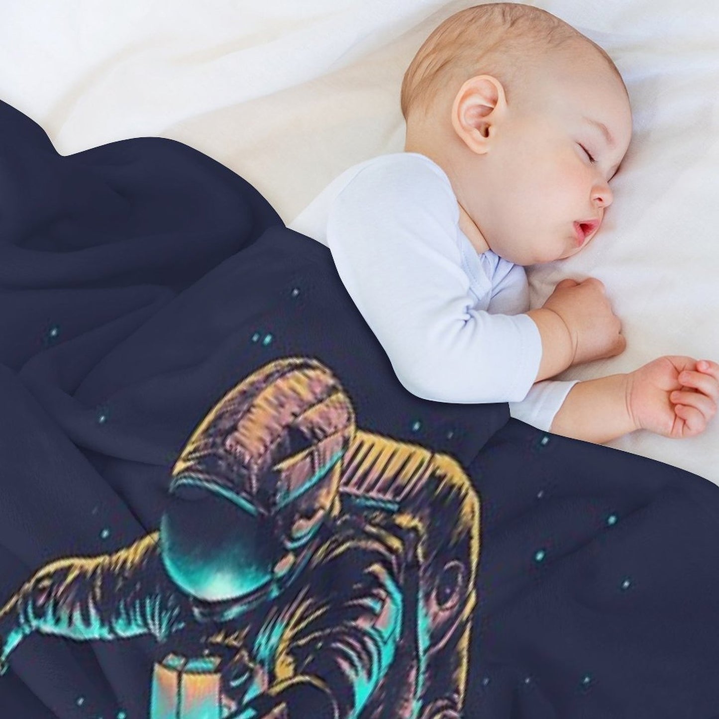 Space Grind Throw Blanket