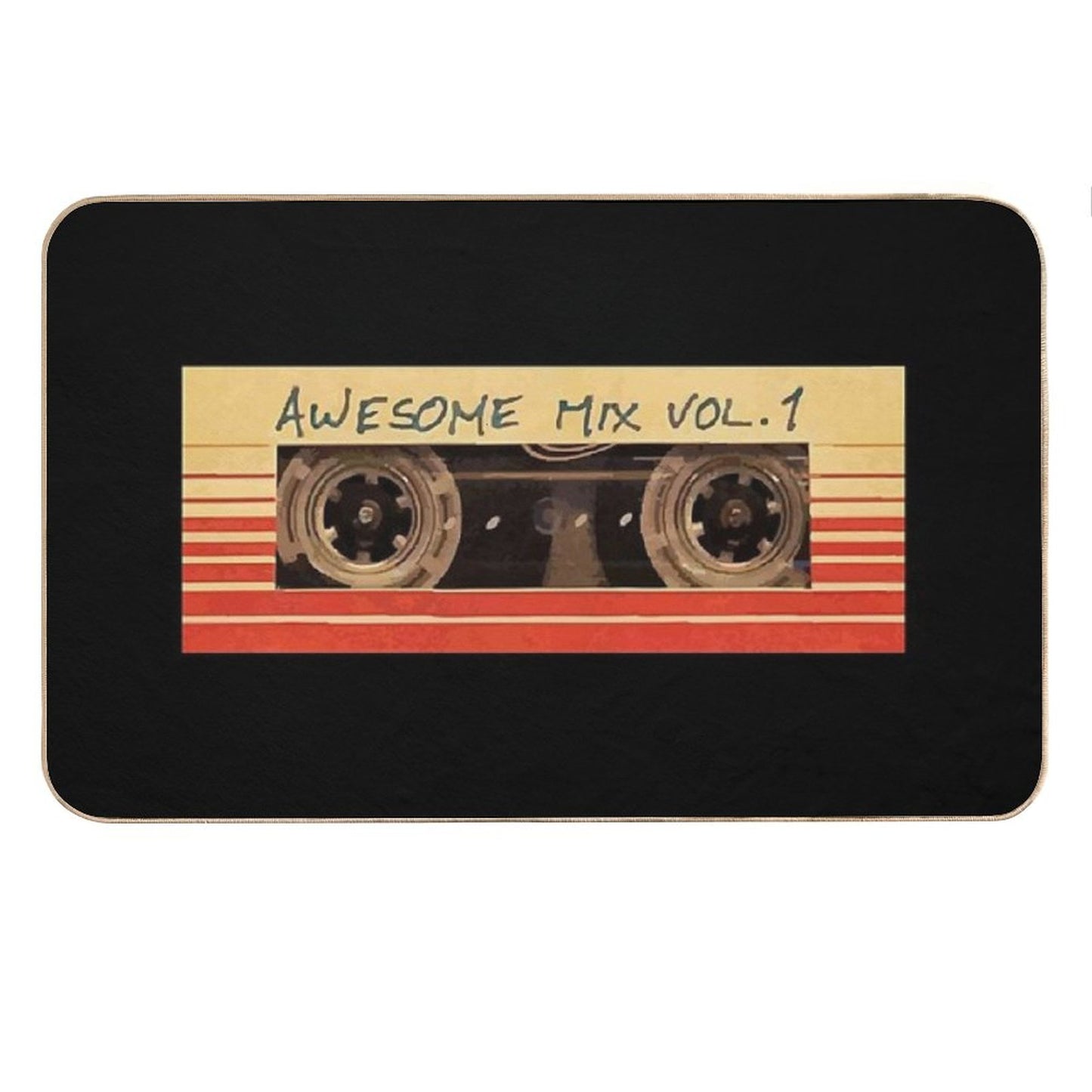 Awesome Mix Vol.1 (retro Cassette) Bath Mat
