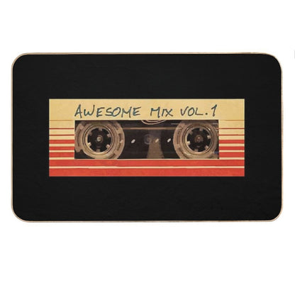 Awesome Mix Vol.1 (retro Cassette) Bath Mat