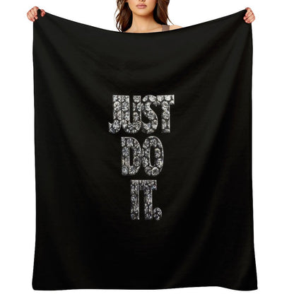 Just Do It Diamonds Throw Blanket