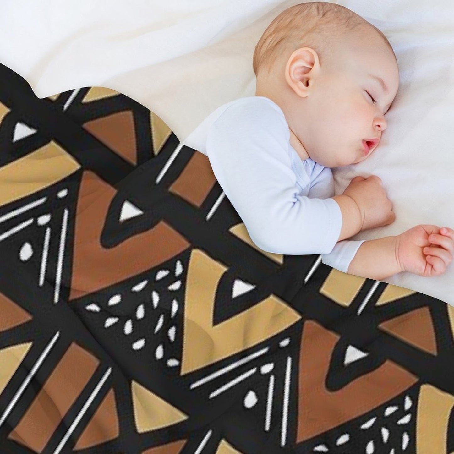 Mud Cloth Mali Throw Blanket