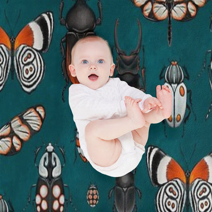 Bugs And Beetles Throw Blanket