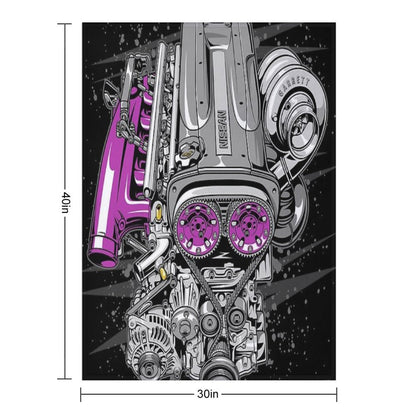 Nissan RB26 Engine Throw Blanket