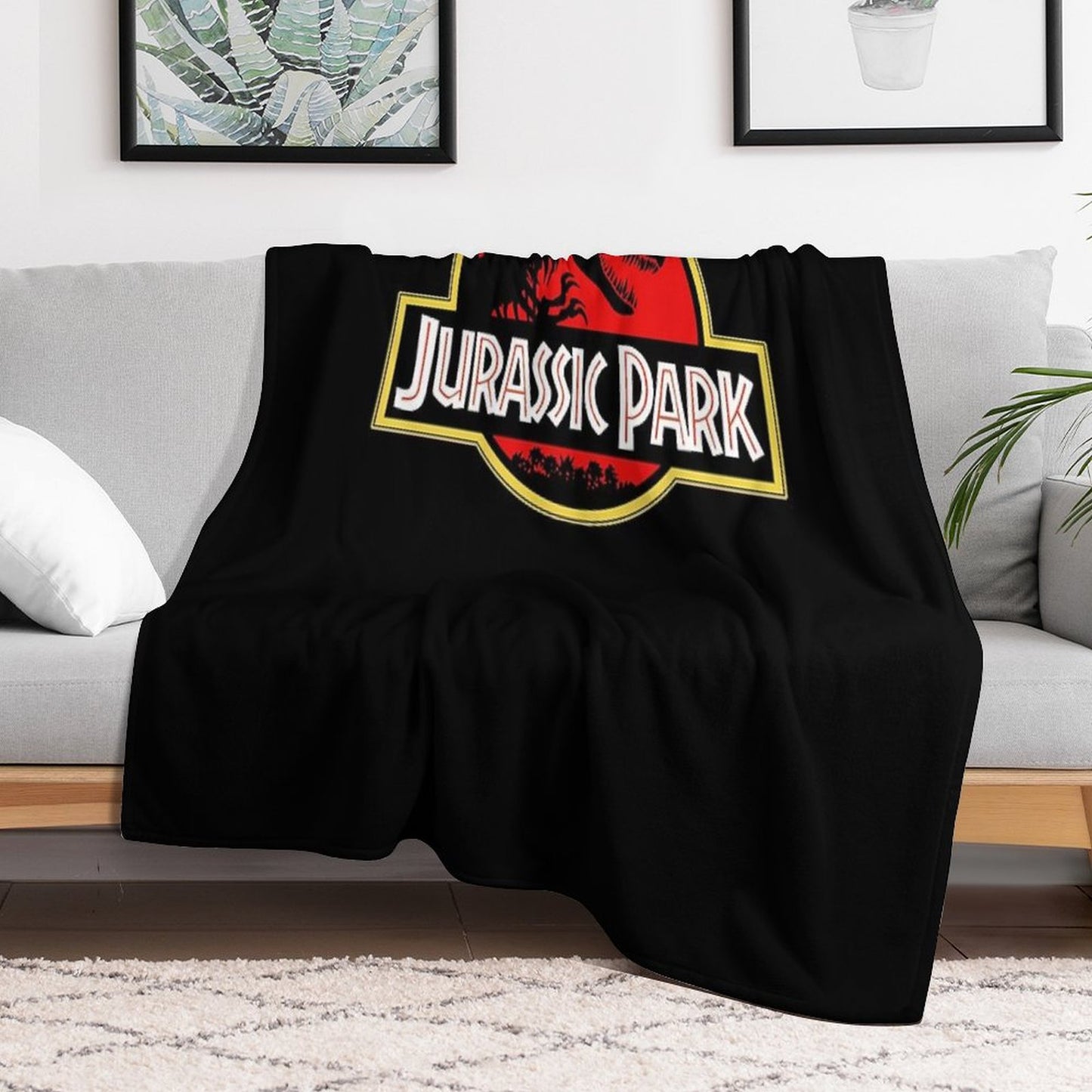 Jurrasic Park Throw Blanket
