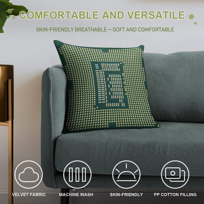 Intel Core CPU Processor Bottom Soft Warmth Comfort Throw Pillow