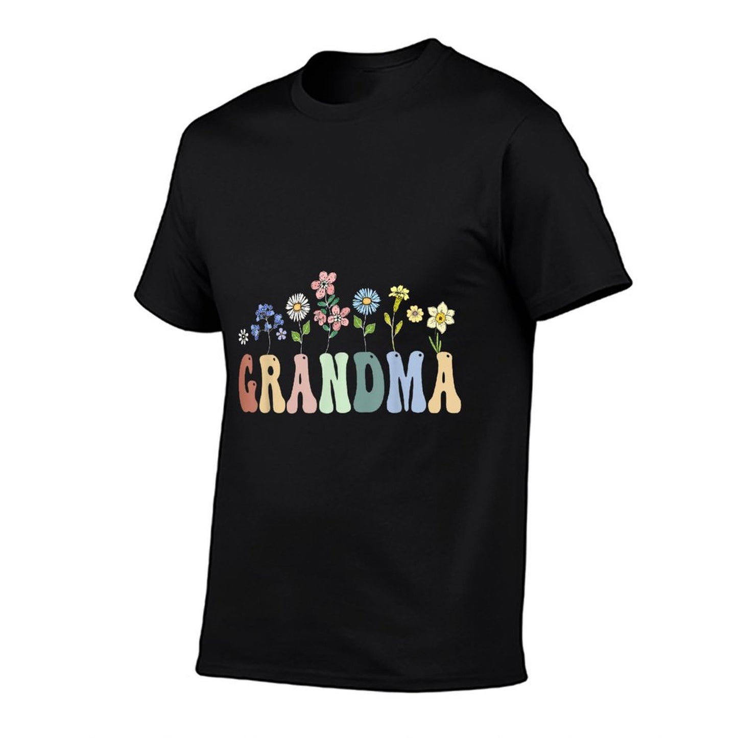 Grandma Gifts Women Wildflower Floral Design Grandma T-Shirt