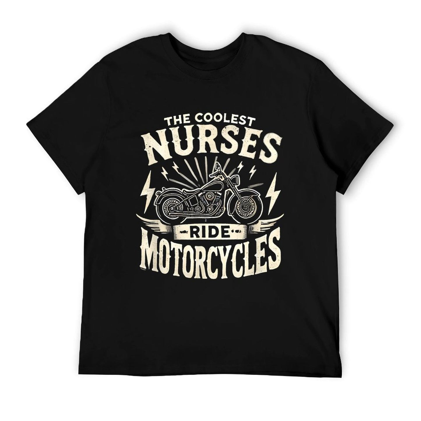 The Coolest Nurses Ride Motorcycles Biker T-Shirt
