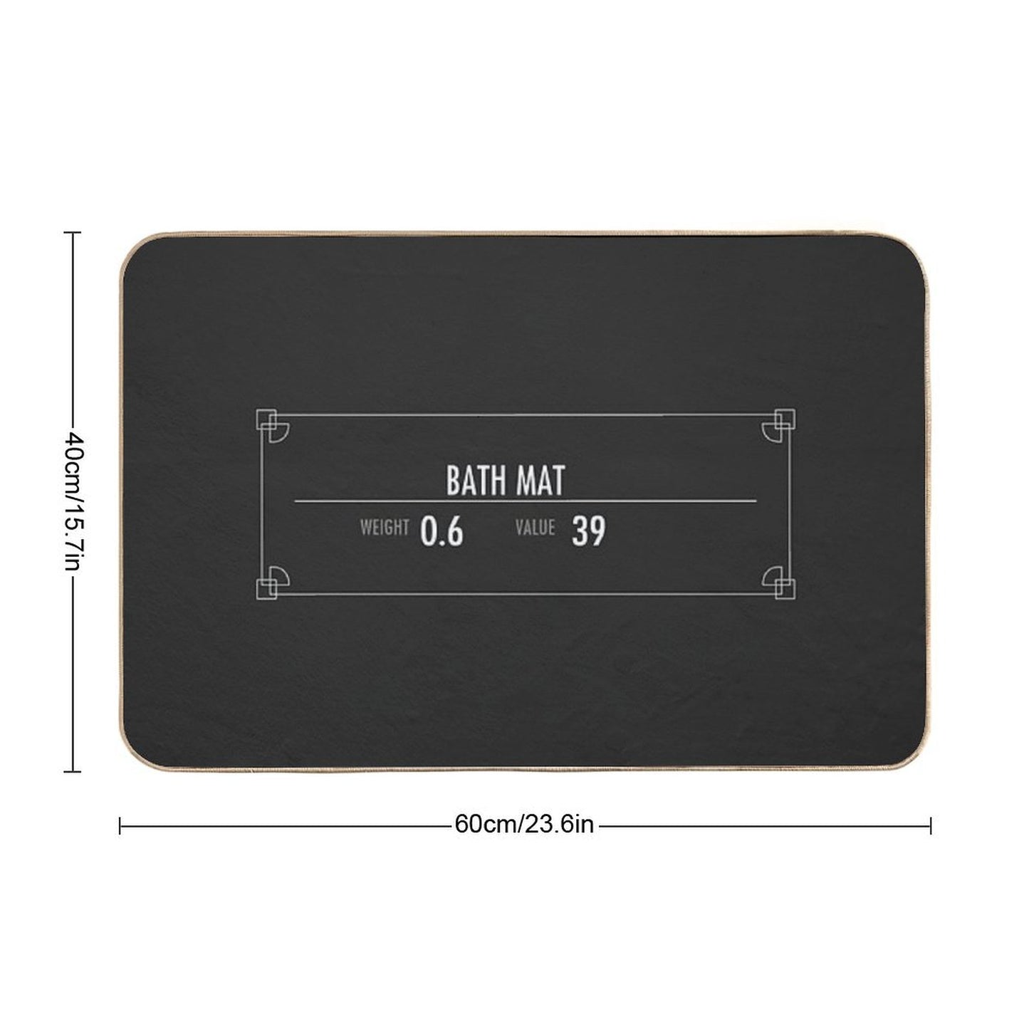 Bath Mat of Molag Bal Bath Mat