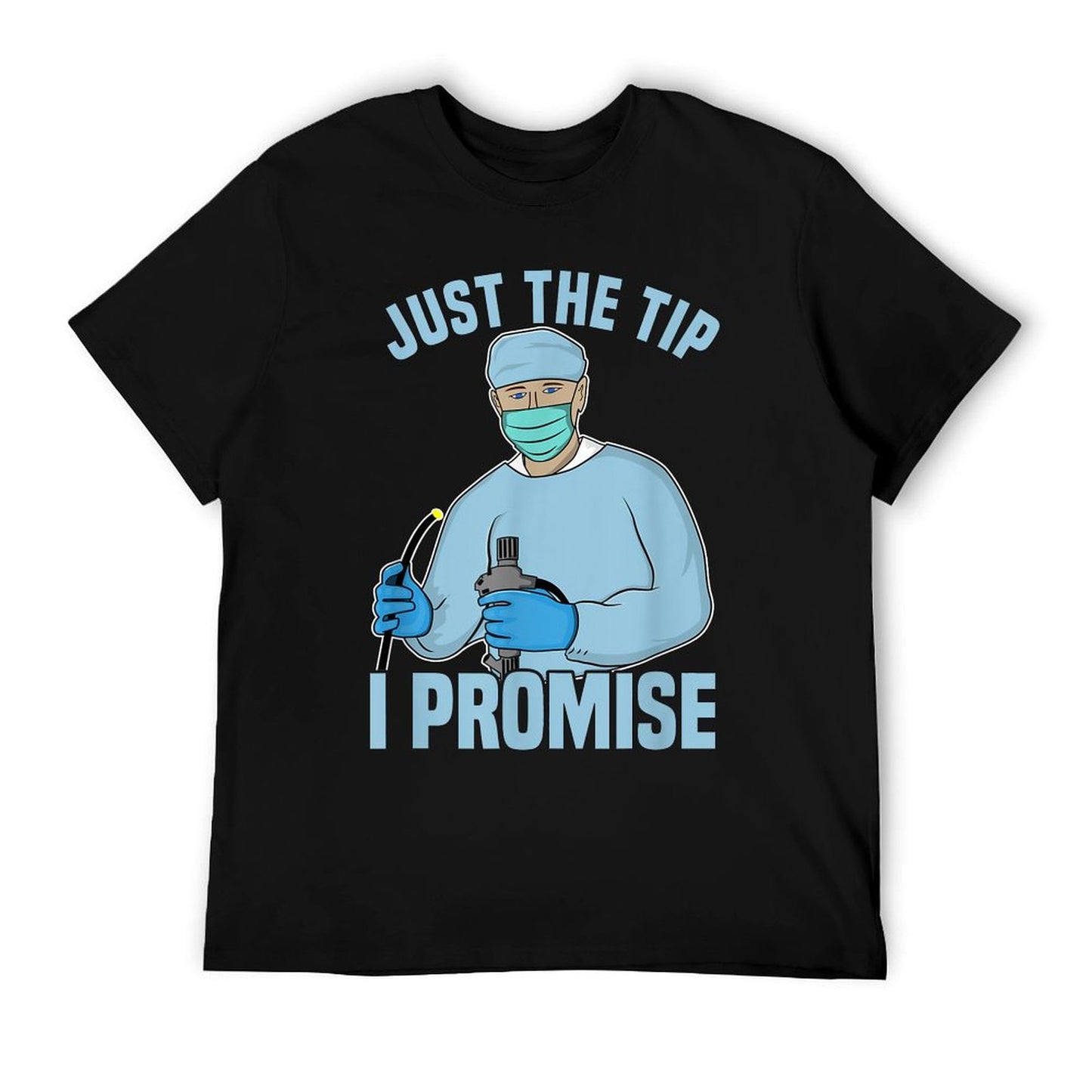 Dan66 Men&#39;s Black Humorous Medical Procedure T-Shirt