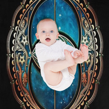 Vesica Piscis, Chalice Well, Celtic Symbol, Avalon, Magic Throw Blanket