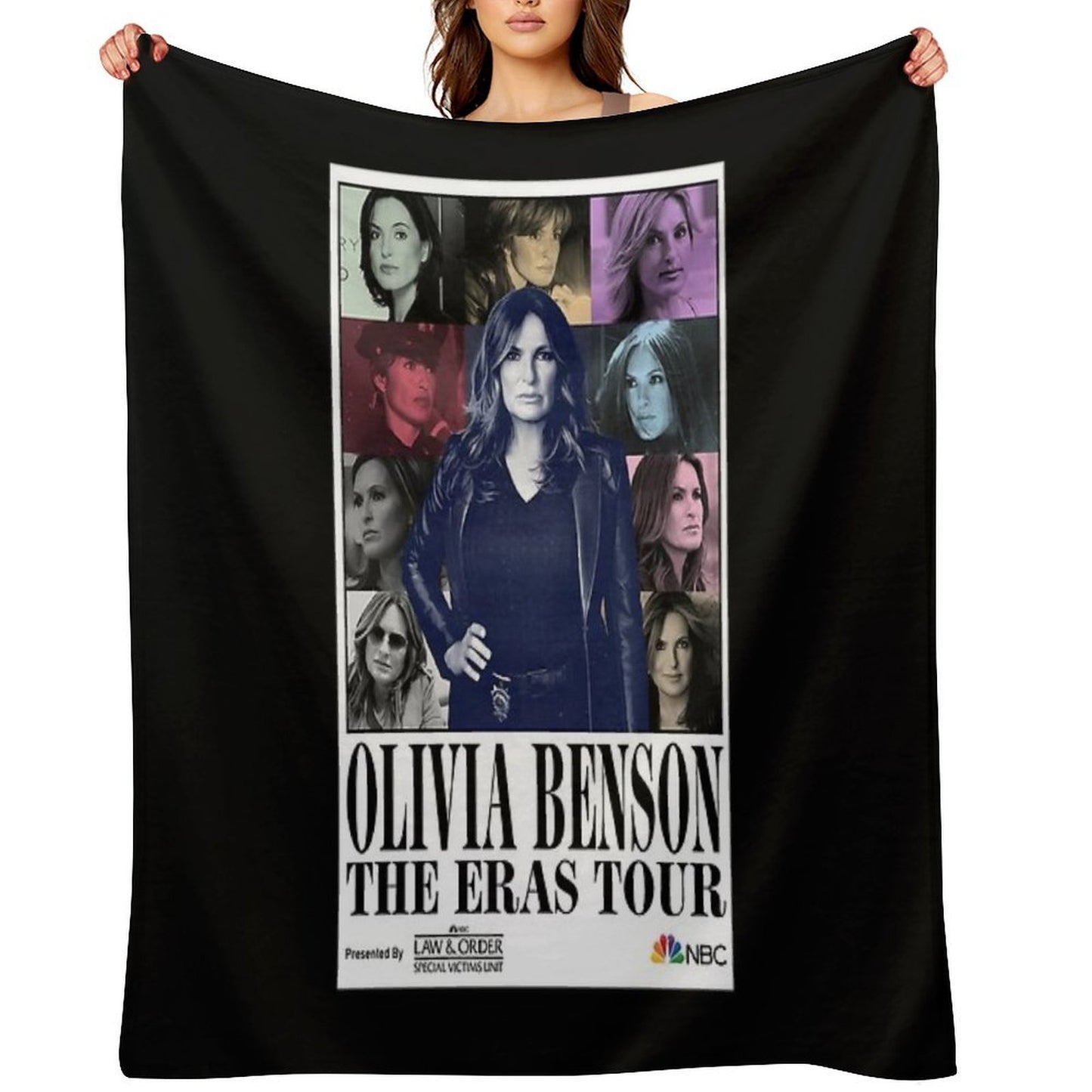 Olivia Benson Eras Tour Throw Blanket