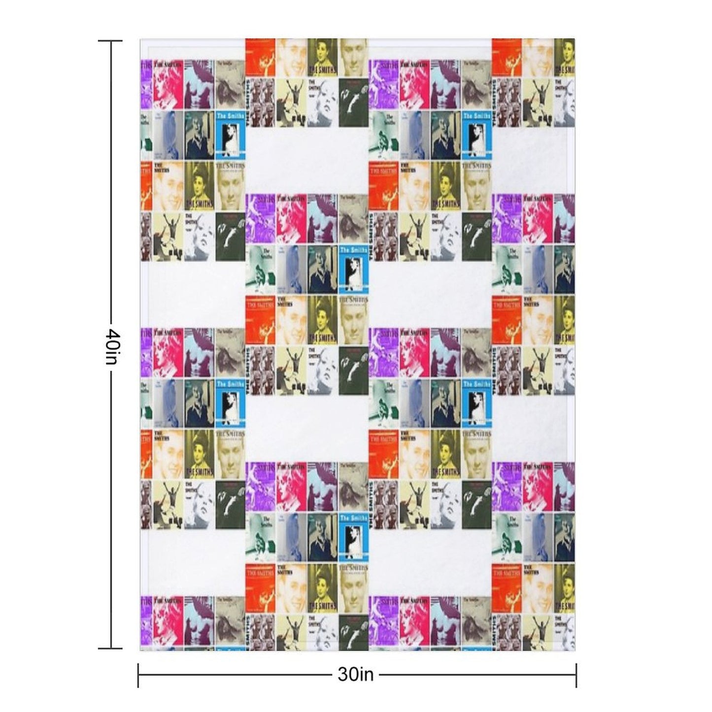 The Smiths Music Throw Blanket