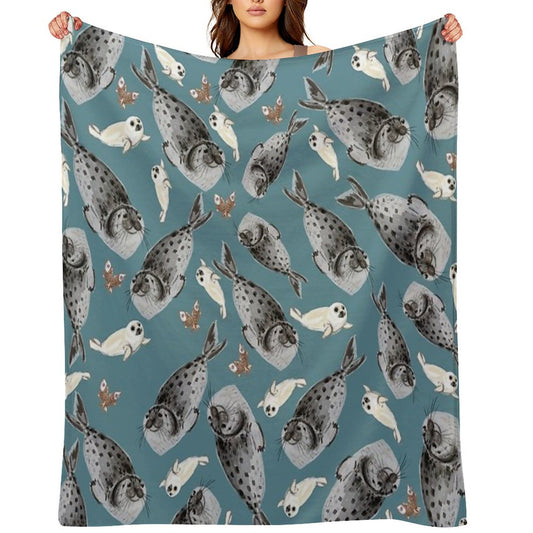 Common Seal Throw Blanket