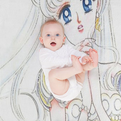 Princess Serenity Throw Blanket