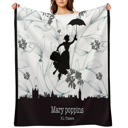 Mary Poppins Throw Blanket