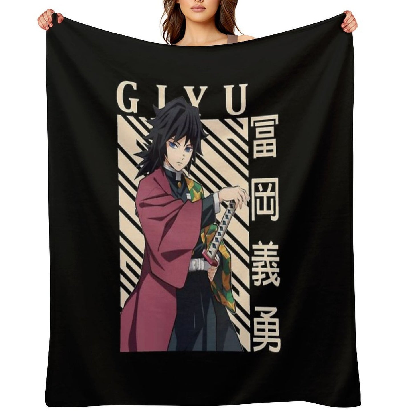 Demon Slayer - Giyu Tomioka Throw Blanket
