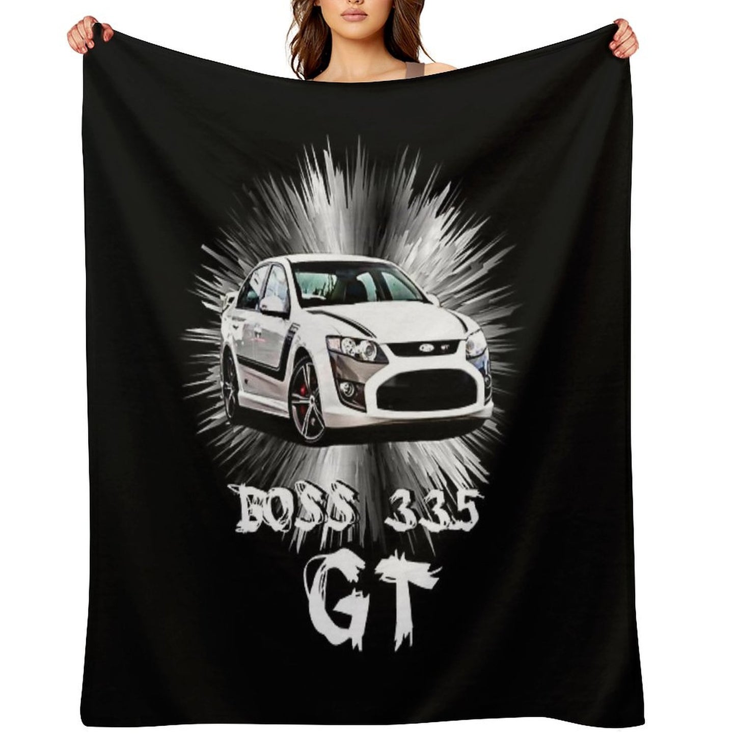 GT 335 Ford Falcon Throw Blanket