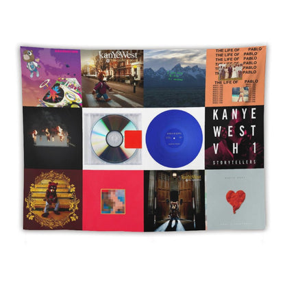 Kanye West Albums Cover Tapestry