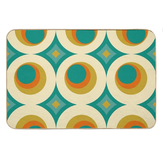 Mid-Century Modern Splash Bath Mat