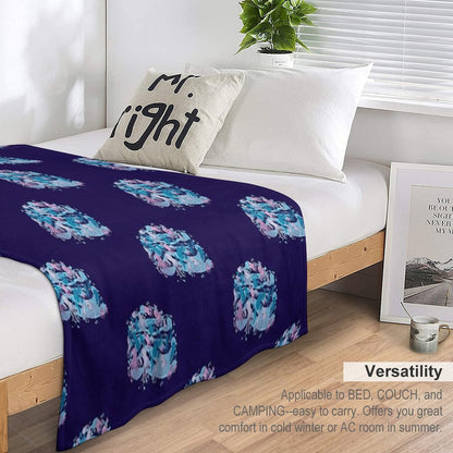 Octopus Party Throw Blanket