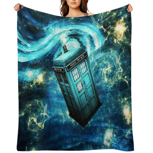 The Starry Night Throw Blanket