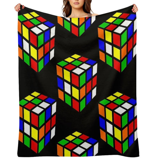 Magic Cube Throw Blanket