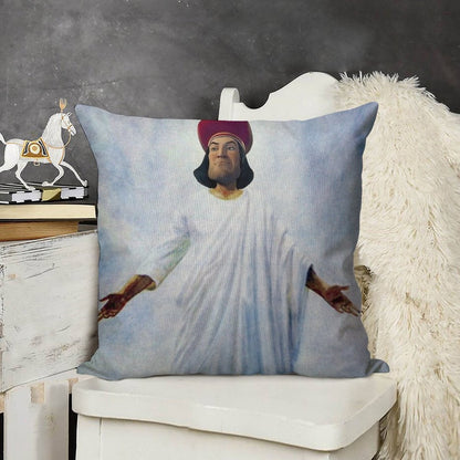 Lord Farquaad As God Linen Throw Pillow Cover