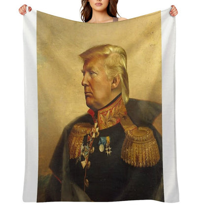 Donald Trump - Replaceface Throw Blanket