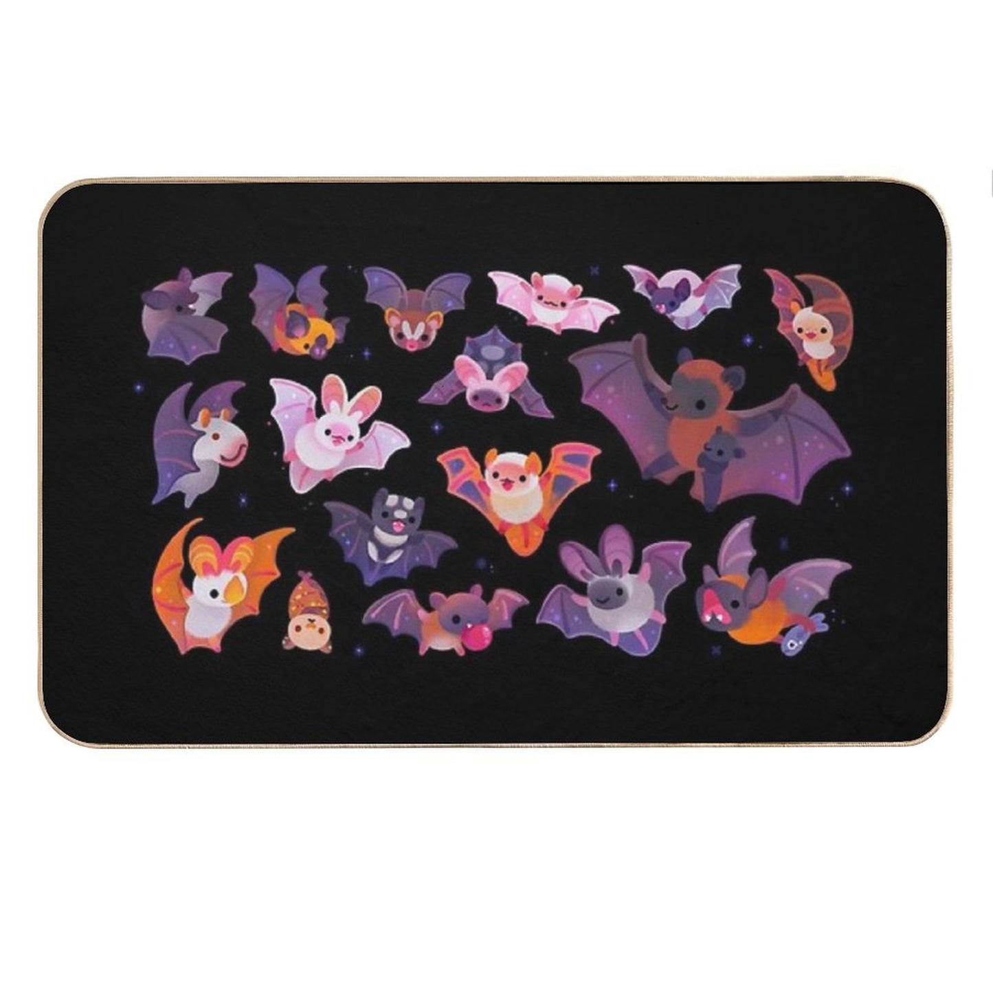 Bat - Dark Bath Mat