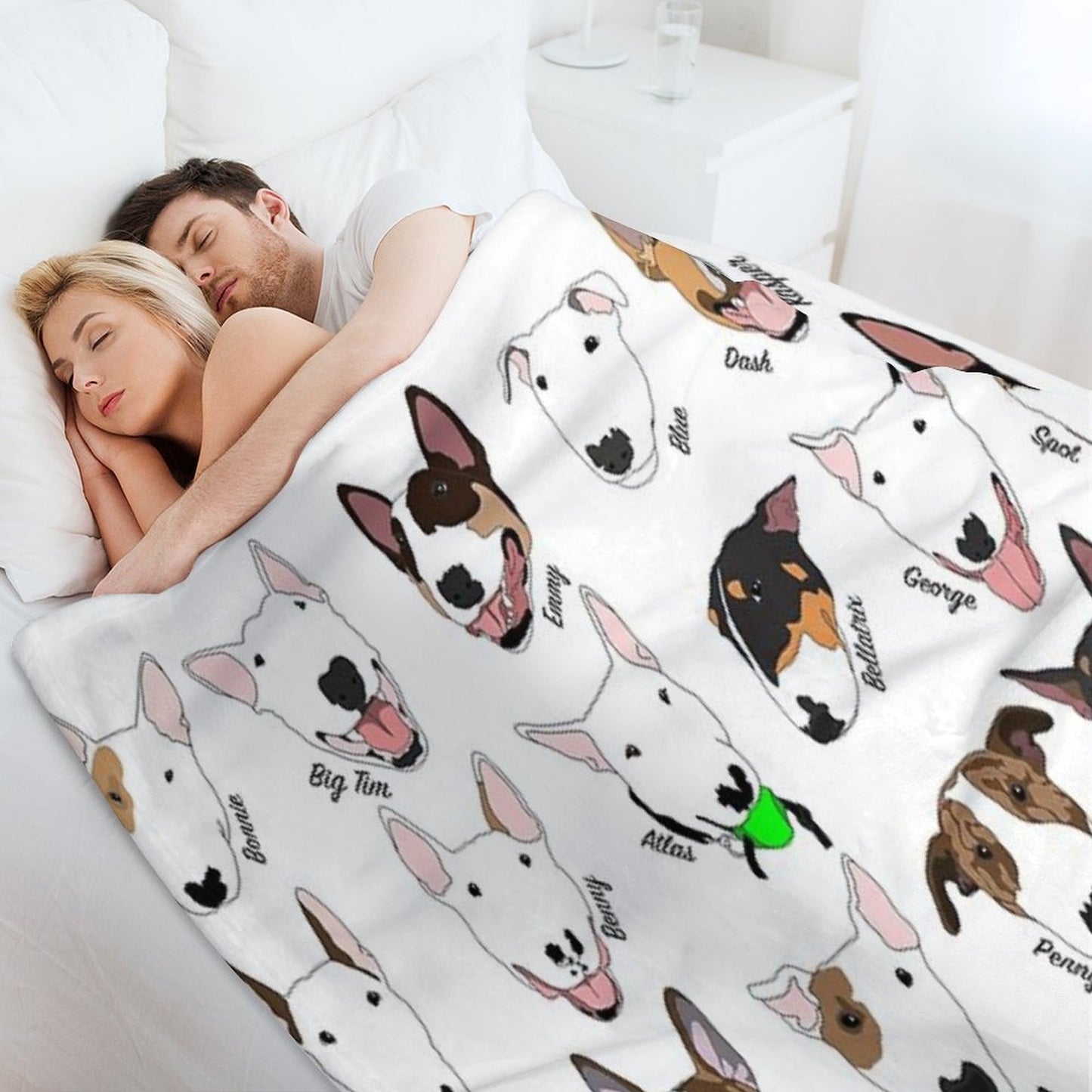 Glasgow Bull Terrier Club Throw Blanket