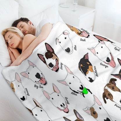 Glasgow Bull Terrier Club Throw Blanket