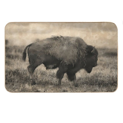 Plains Bison - American Buffalo Bath Mat