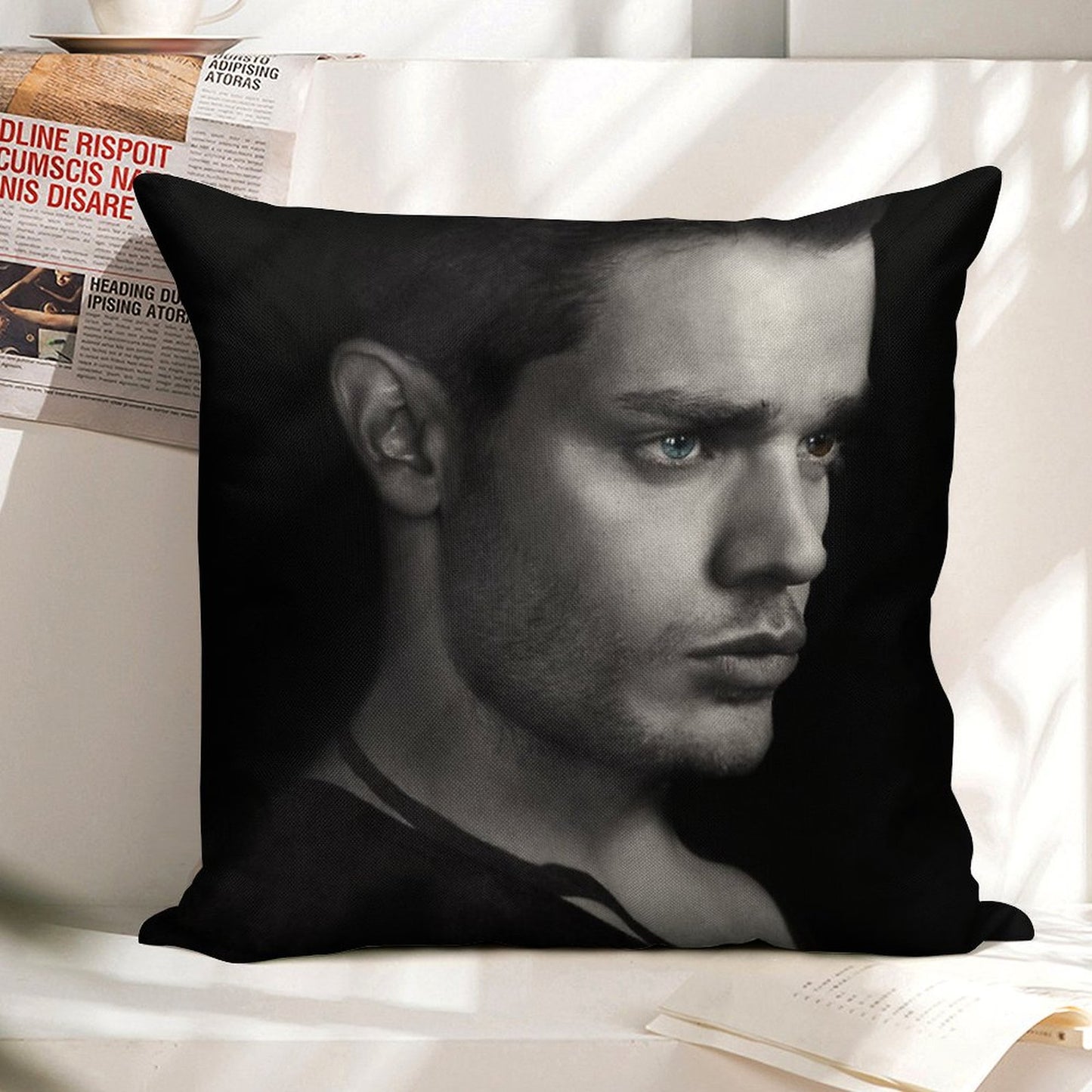 Jace Wayland S2 Linen Throw Pillow Cover