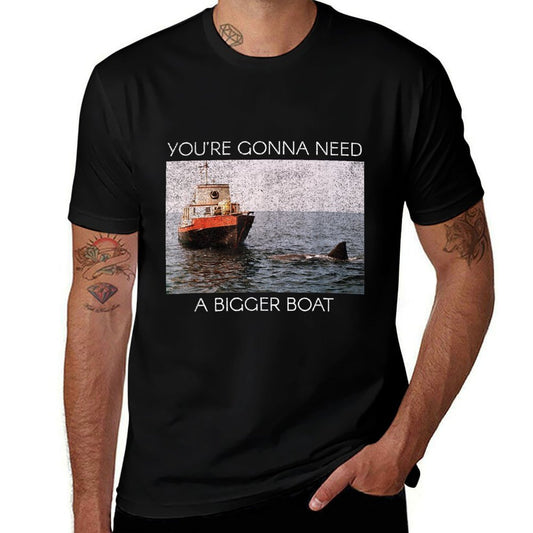 Jaws Screen Grab Youre Gonna Need A Bigger Boat  Fade-proof Color T-Shirt