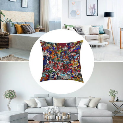 G1 Transformers Autobots Linen Throw Pillow Cover