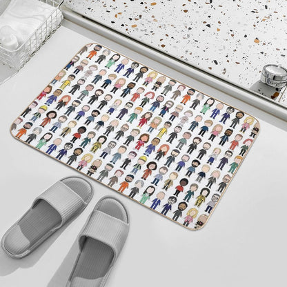 Cast Poster Taskmaster First Ten Series Bath Mat