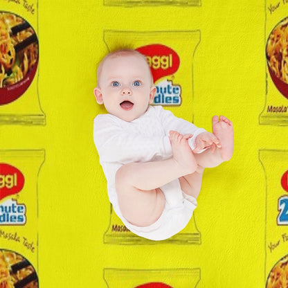 Maggi Noodles Throw Blanket