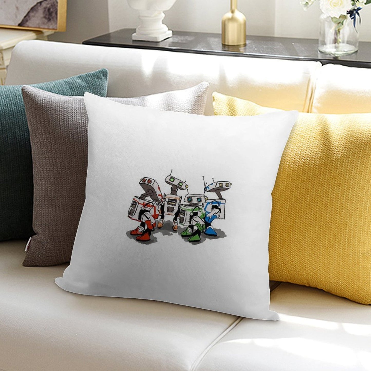 BDX Friends Soft Anti-Pilling Throw Pillow