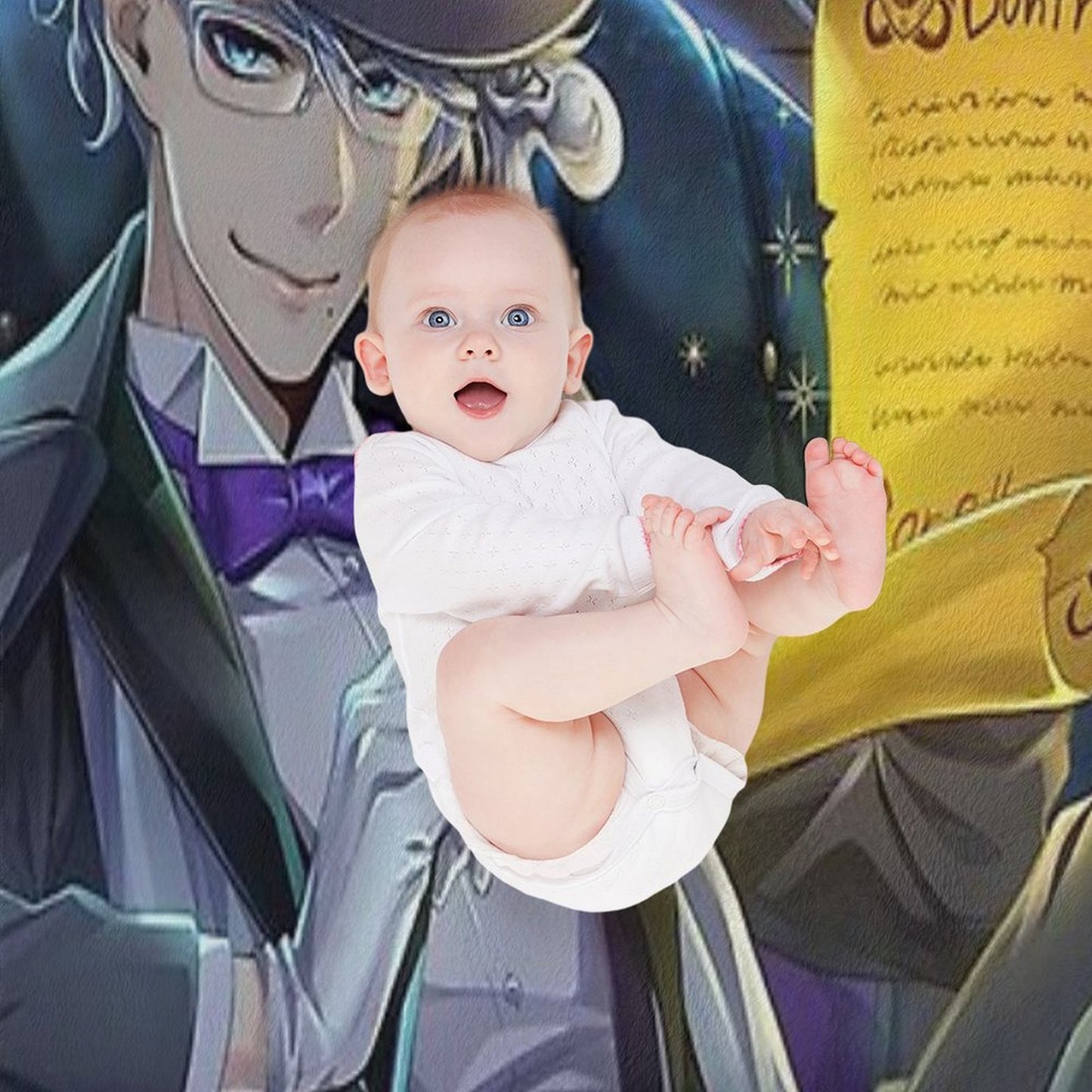 AzulAshengrotto Is A TwistedWonderland Anime Character Throw Blanket