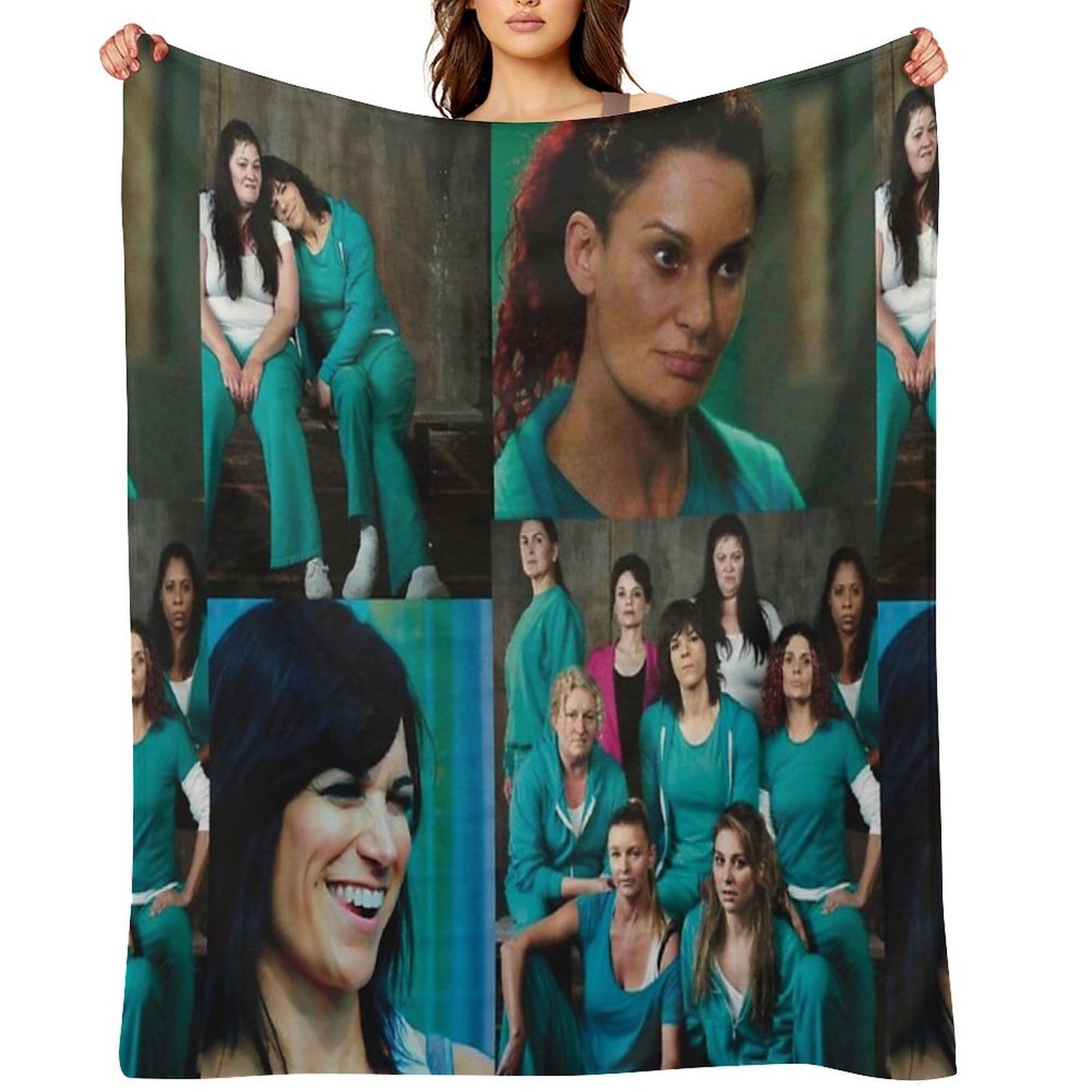 Wentworth Collage Throw Blanket